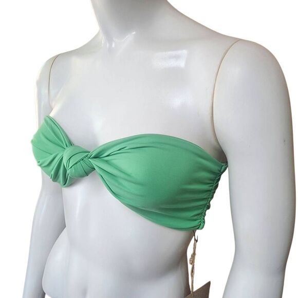 NWT Stone Fox Swim Apple Mint Lele Bikini Top (M) - Picture 2 of 5